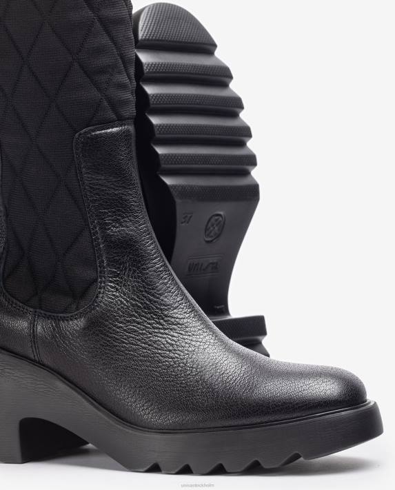 Unisa kvinnor graciös stövel med återvunnet stretchtyg 06DT1034