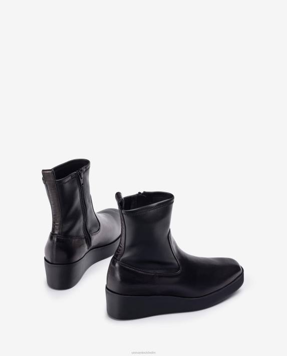 Unisa kvinnor graciös superlätt stövel med en kvartsöverlinje i stretchtyg 06DT902