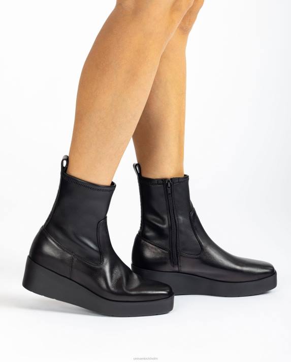 Unisa kvinnor graciös superlätt stövel med en kvartsöverlinje i stretchtyg 06DT902