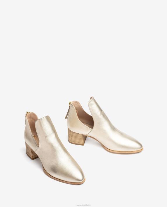 Unisa kvinnor guld ankelstövel i metallisk effekt 06DT873