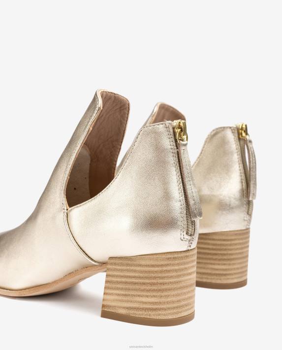 Unisa kvinnor guld ankelstövel i metallisk effekt 06DT873
