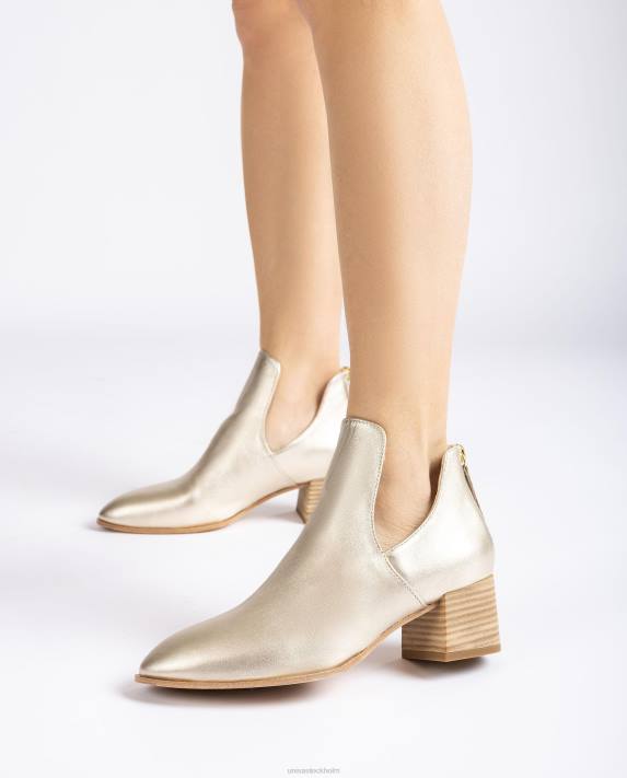 Unisa kvinnor guld ankelstövel i metallisk effekt 06DT873