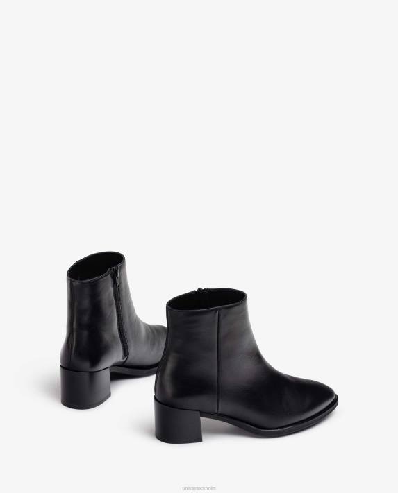 Unisa kvinnor mode ankelboots i läder med invändig dragkedja 06DT1020