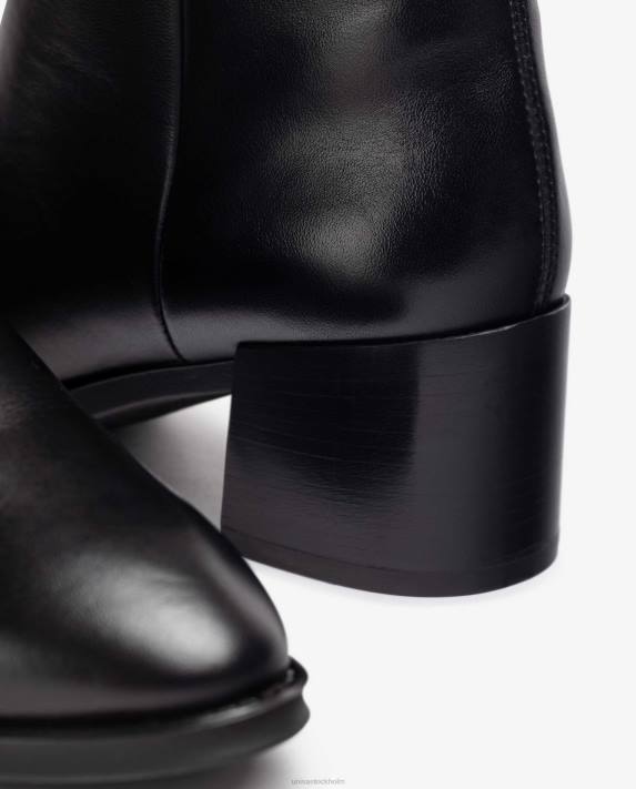 Unisa kvinnor mode ankelboots i läder med invändig dragkedja 06DT1020