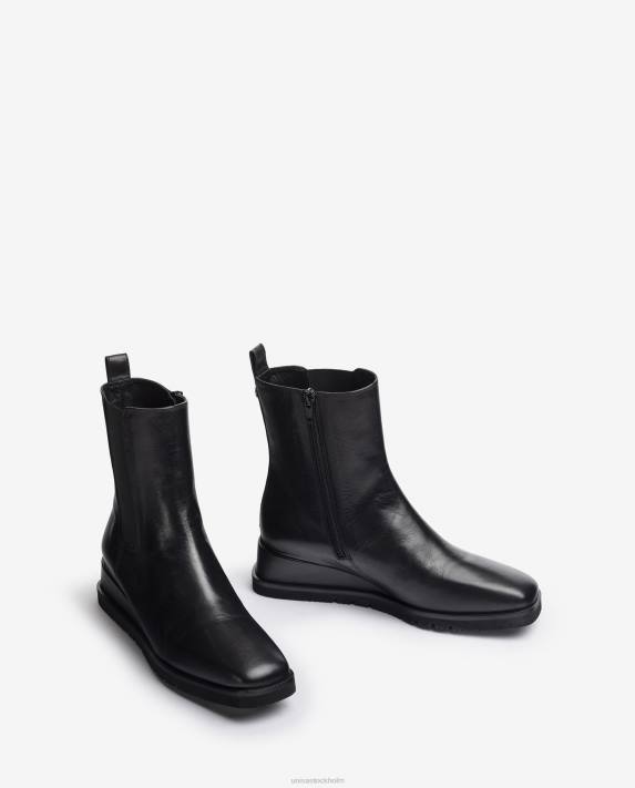 Unisa kvinnor mode ankelkänga med kil och sidokil 06DT914