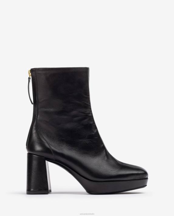 Unisa kvinnor mode ankelkänga med klack och plattform 06DT993