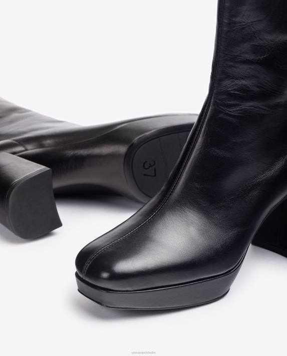 Unisa kvinnor mode ankelkänga med klack och plattform 06DT993