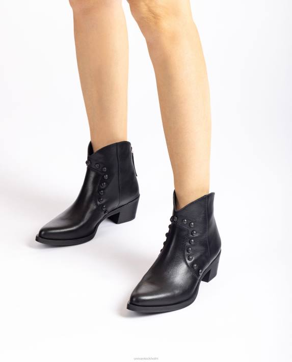 Unisa kvinnor mode ankelstövel i cowboystil med dubbar 06DT1015