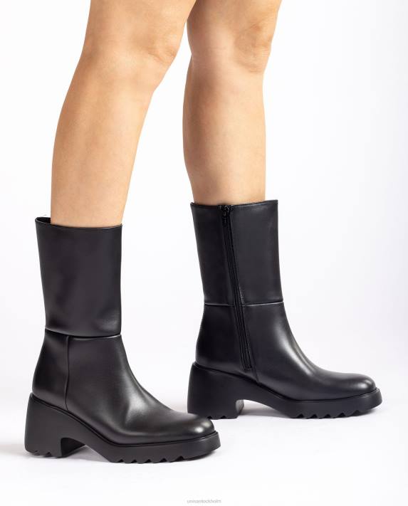 Unisa kvinnor mode ankelstövel i läder med gummisula 06DT967