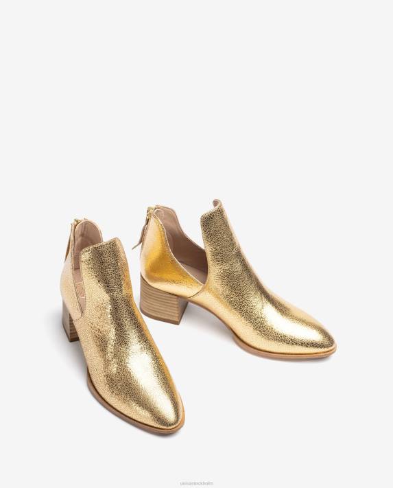 Unisa kvinnor mode ankelstövel i metallisk effekt 06DT848