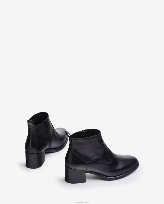 Unisa kvinnor mode ankelstövel med bred klack 06DT994