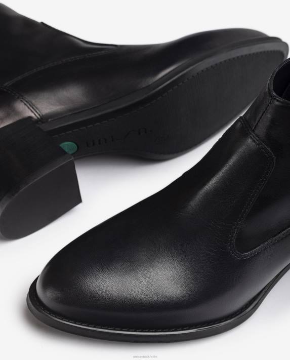 Unisa kvinnor mode ankelstövel med bred klack 06DT994