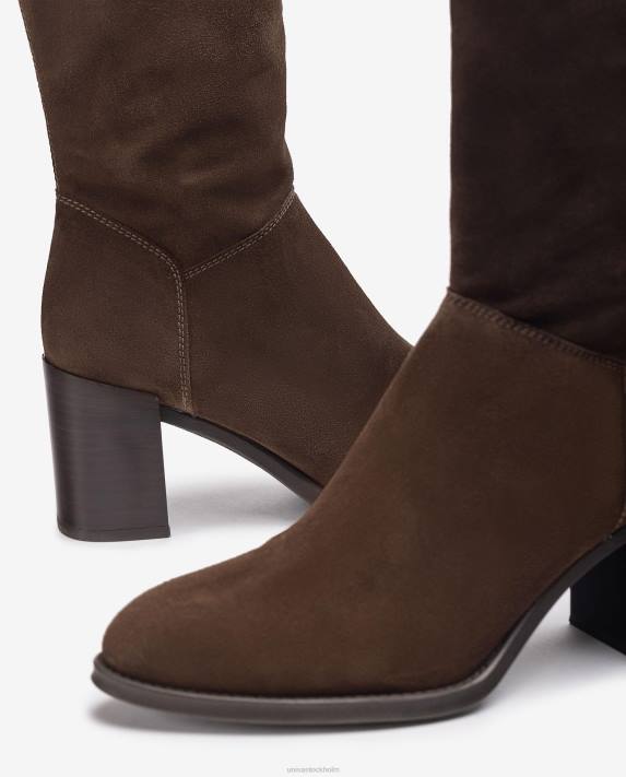 Unisa kvinnor mode höga benstövel med dragkedja på insidan 06DT1056