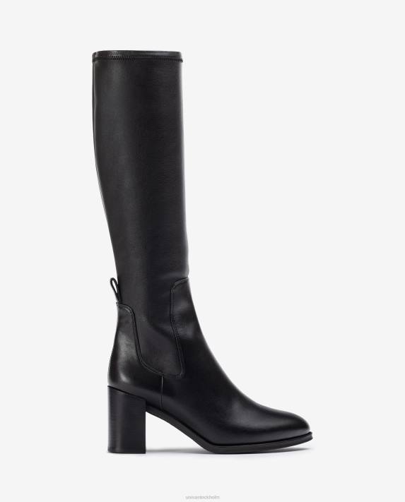 Unisa kvinnor mode höga benstövel med stretchtyg 06DT1081