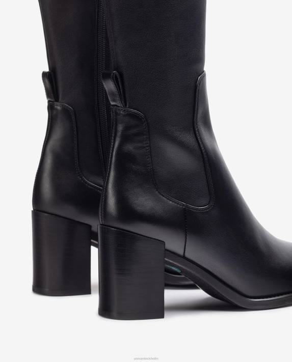 Unisa kvinnor mode höga benstövel med stretchtyg 06DT1081