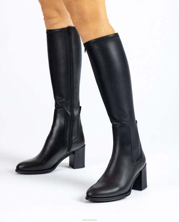 Unisa kvinnor mode höga benstövel med stretchtyg 06DT1081