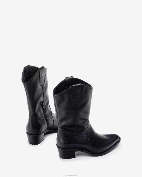 Unisa kvinnor mode läderkänga i cowboystil 06DT1053