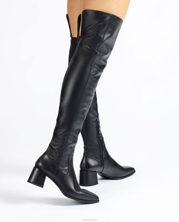 Unisa kvinnor mode lårstövel med fyrkantig tå 06DT1041