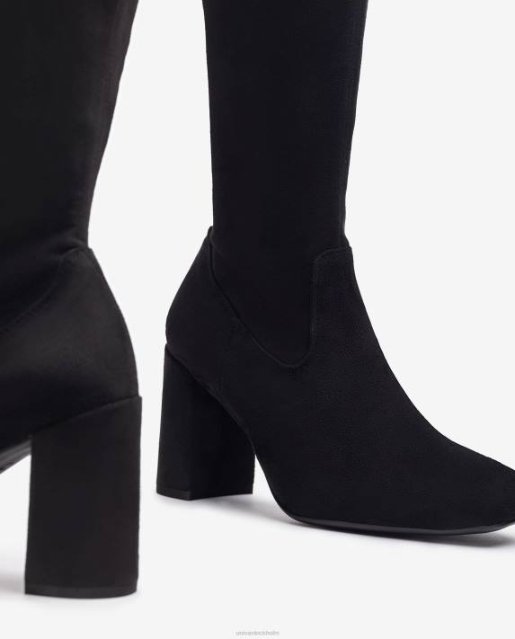 Unisa kvinnor mode lårstövel med fyrkantig tå 06DT1078