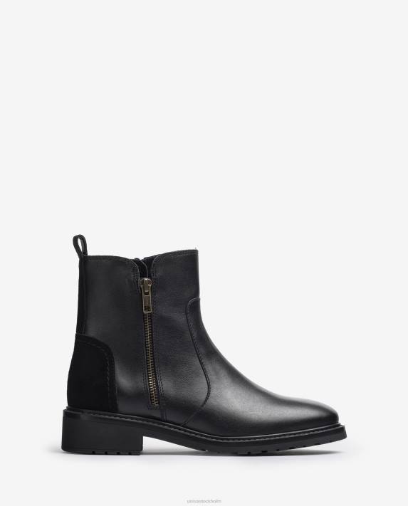 Unisa kvinnor mode stövel i mocka med dragkedja 06DT890