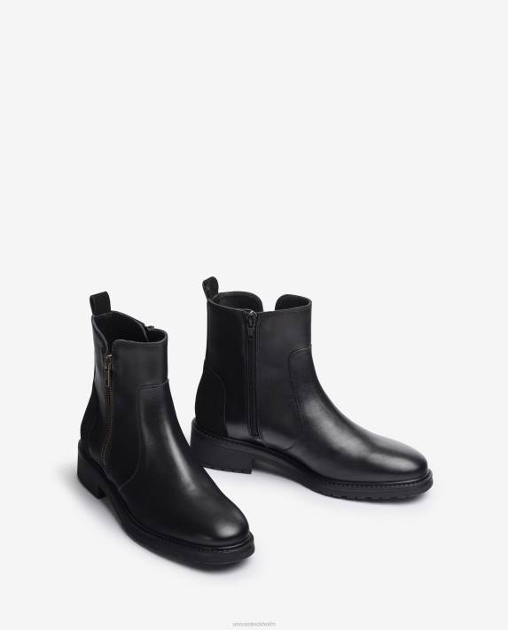 Unisa kvinnor mode stövel i mocka med dragkedja 06DT890