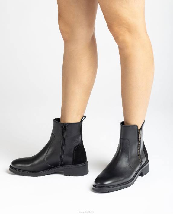 Unisa kvinnor mode stövel i mocka med dragkedja 06DT890