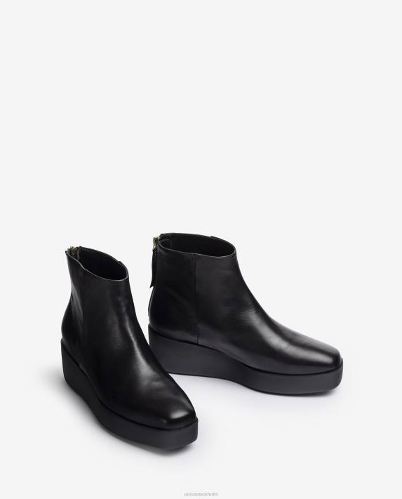 Unisa kvinnor mode stövel med dragkedja baktill 06DT897