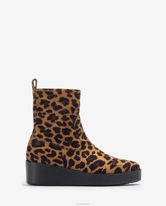 Unisa kvinnor mode superlätt ankelkänga med elastisk kvartsöverlinje 06DT1019