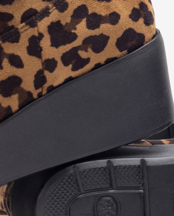 Unisa kvinnor mode superlätt ankelkänga med elastisk kvartsöverlinje 06DT1019