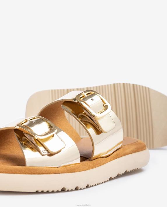 Unisa kvinnor graciös platt sandal med dubbelt spänne 06DT98