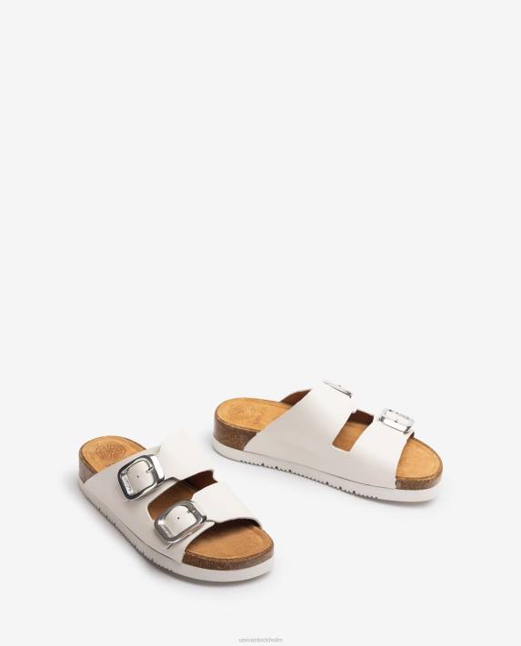 Unisa kvinnor graciös platt sandal med dubbla band 06DT314