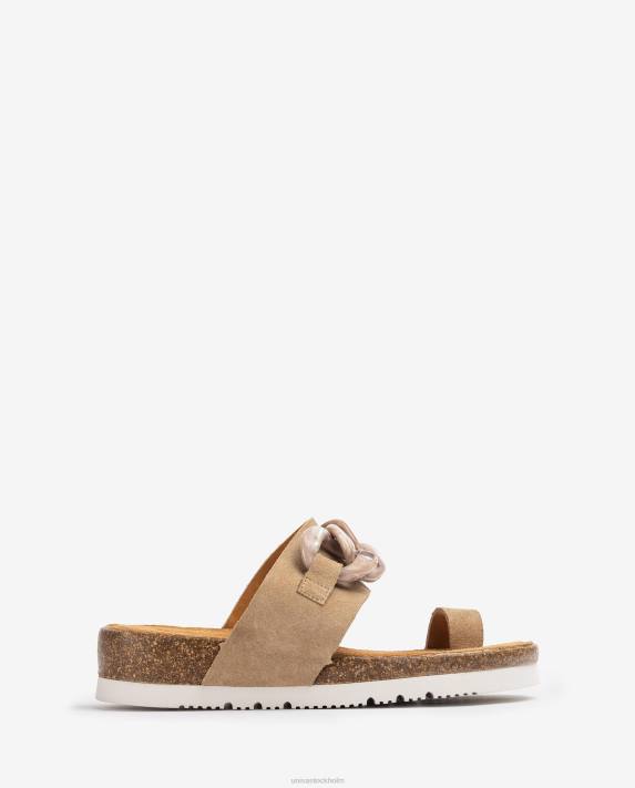 Unisa kvinnor graciös tåstolpssandal med kedja 06DT426