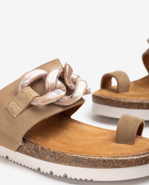 Unisa kvinnor graciös tåstolpssandal med kedja 06DT426