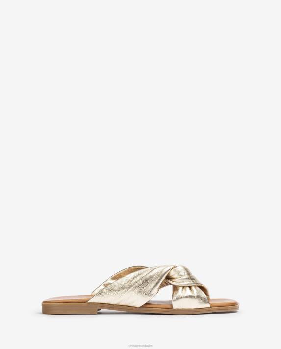 Unisa kvinnor mode platt sandal med korsband 06DT9