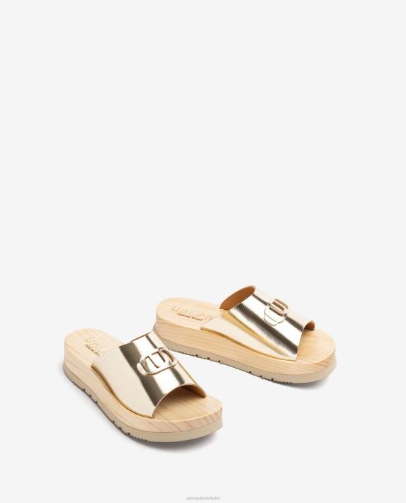 Unisa kvinnor mode sandal med träeffektsula 06DT336