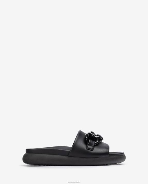 Unisa kvinnor svart flipflops med kedja 06DT346