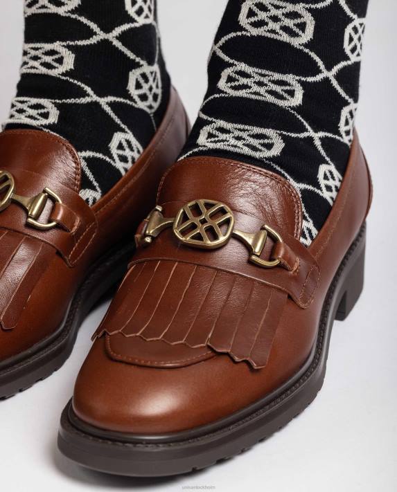 Unisa kvinnor svart strumpor i ekologisk bomull 06DT1088